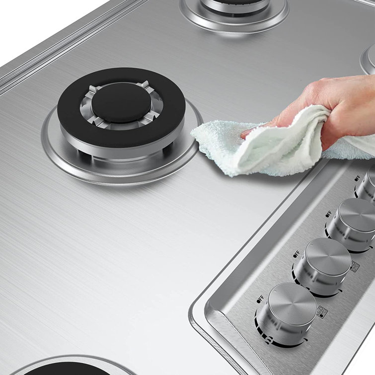 KADORER 33.86'' Stainless Steel Gas 5 Burner Cooktop Wayfair